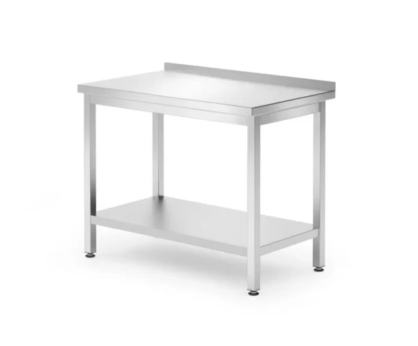 Wandtafel met plank – geschroefd, diepte 600 mm