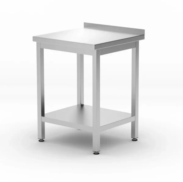 Wandtafel met plank – geschroefd, diepte 600 mm