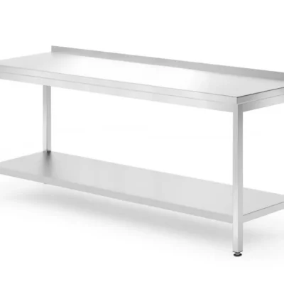 Wandtafel met plank – geschroefd, diepte 700 mm - Main Image