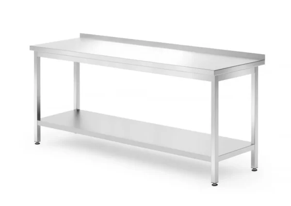 Wandtafel met plank – geschroefd, diepte 700 mm