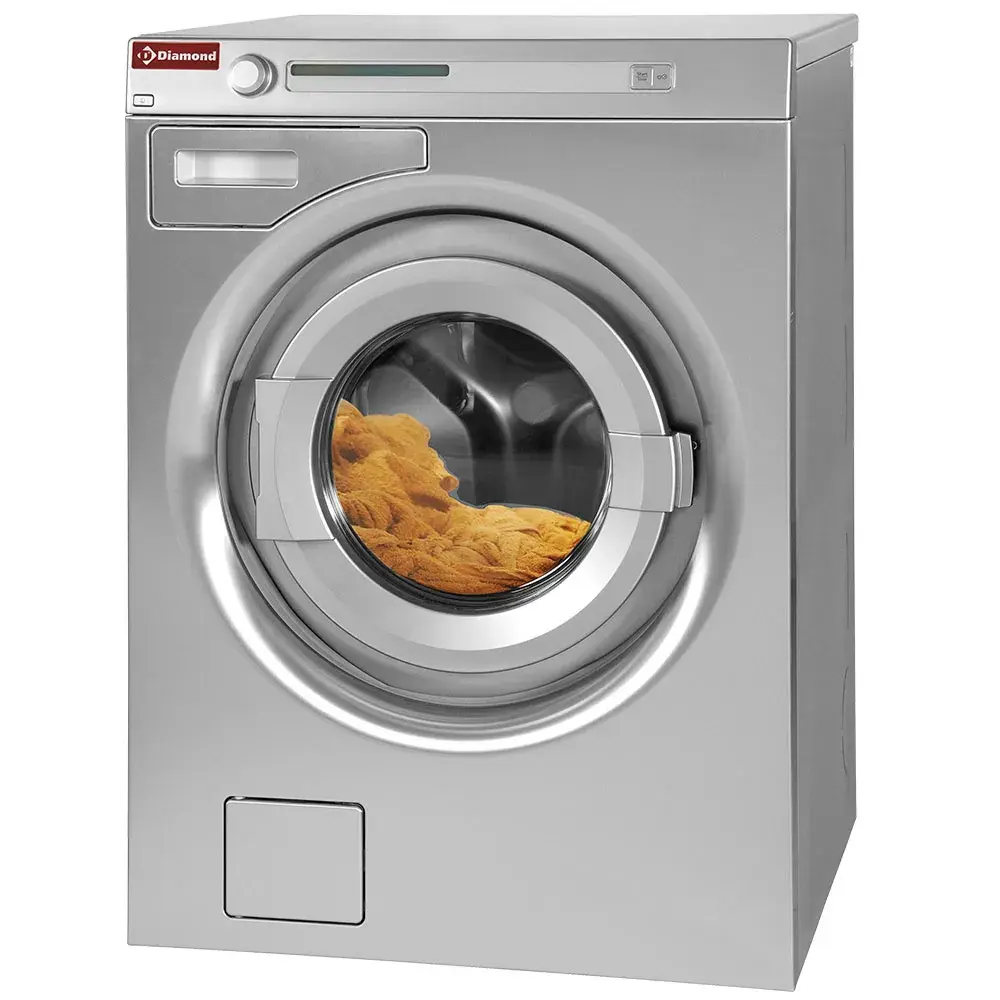 Washing machine with spin-dryer 8 kg "inox-titanium", with drain pump - Main Image