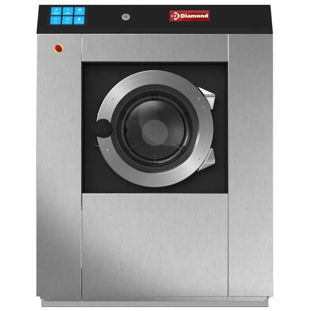 Washing machine with super spin-drying, 23 kg "stainless steel" - Main Image