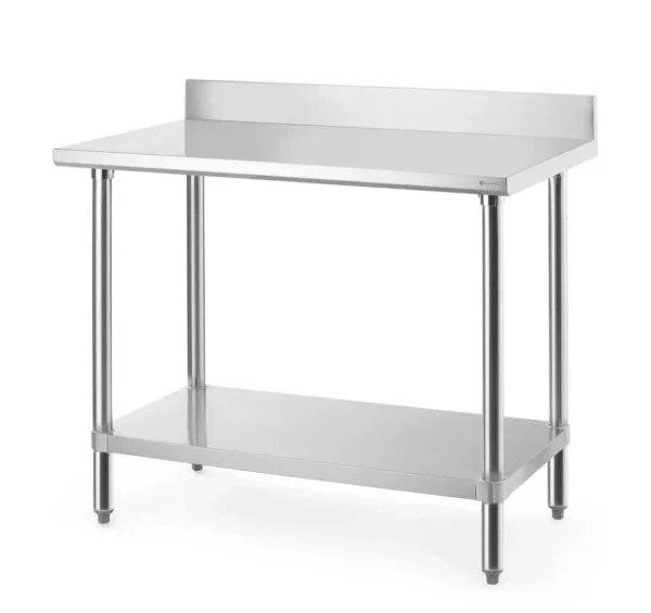 Werktafel met spatrand