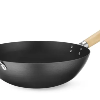 Wok met houten handvat - Main Image
