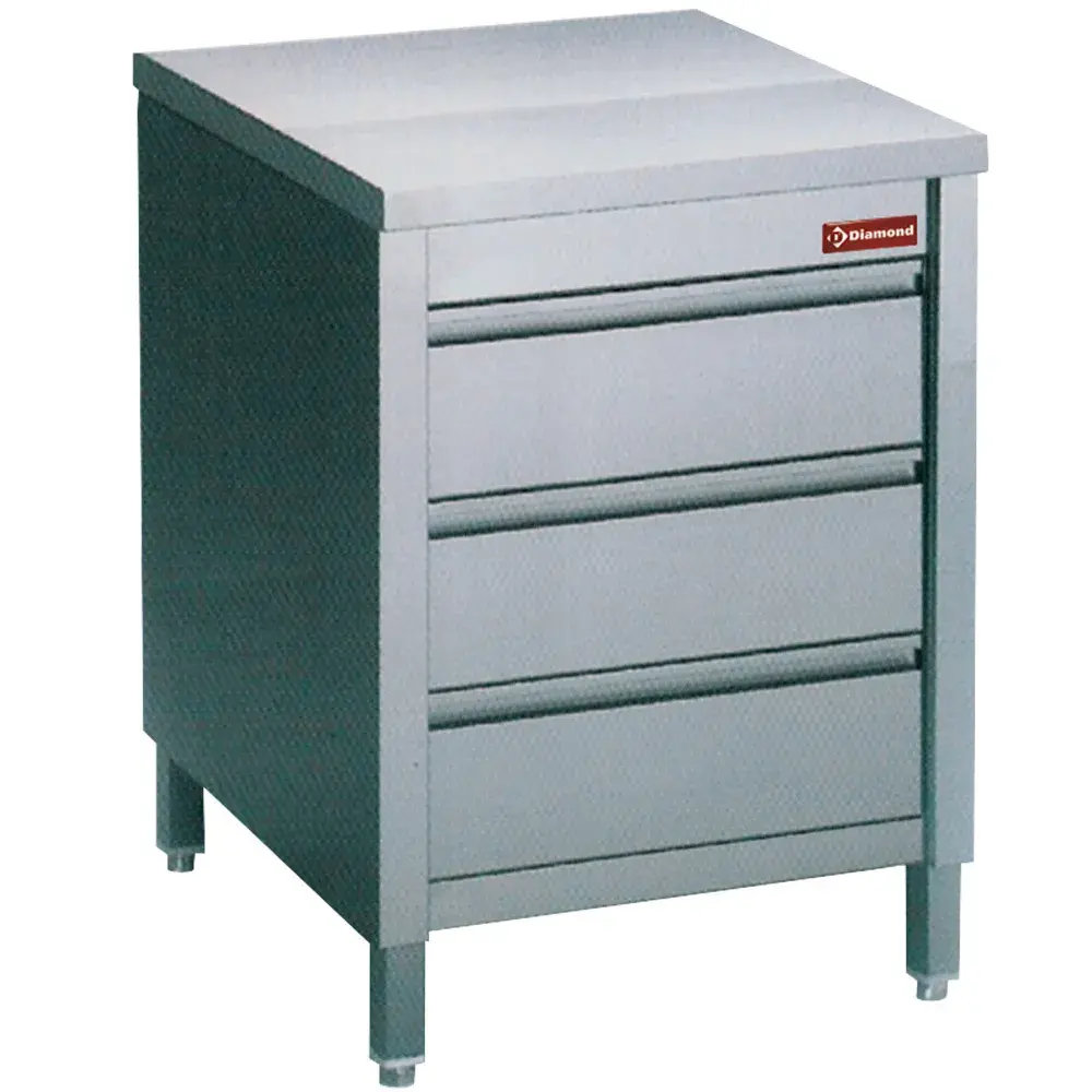Working table on cupboard with 3 drawers - Main Image